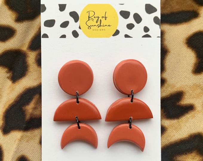 Funky handmade statement earrings by RoSunshineDesigns on Etsy