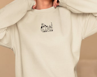 Esta es una fina camiseta y sudadera con bordado MEME / Unisex / Broma divertida / Regalo para él o ella / Meme Gift Funny Tee / / High Five Meme