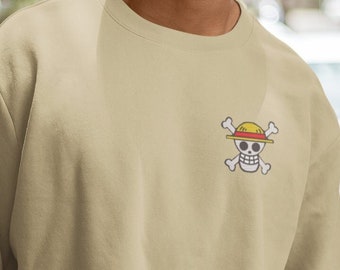 Hoodie | Anime-Hemd | Anime Sweatshirt |Manga Geschenk| Anime T-Shirt | Unisex Sweatshirt | Anime Minimalist|Japanischer Manga|Piraten Anime