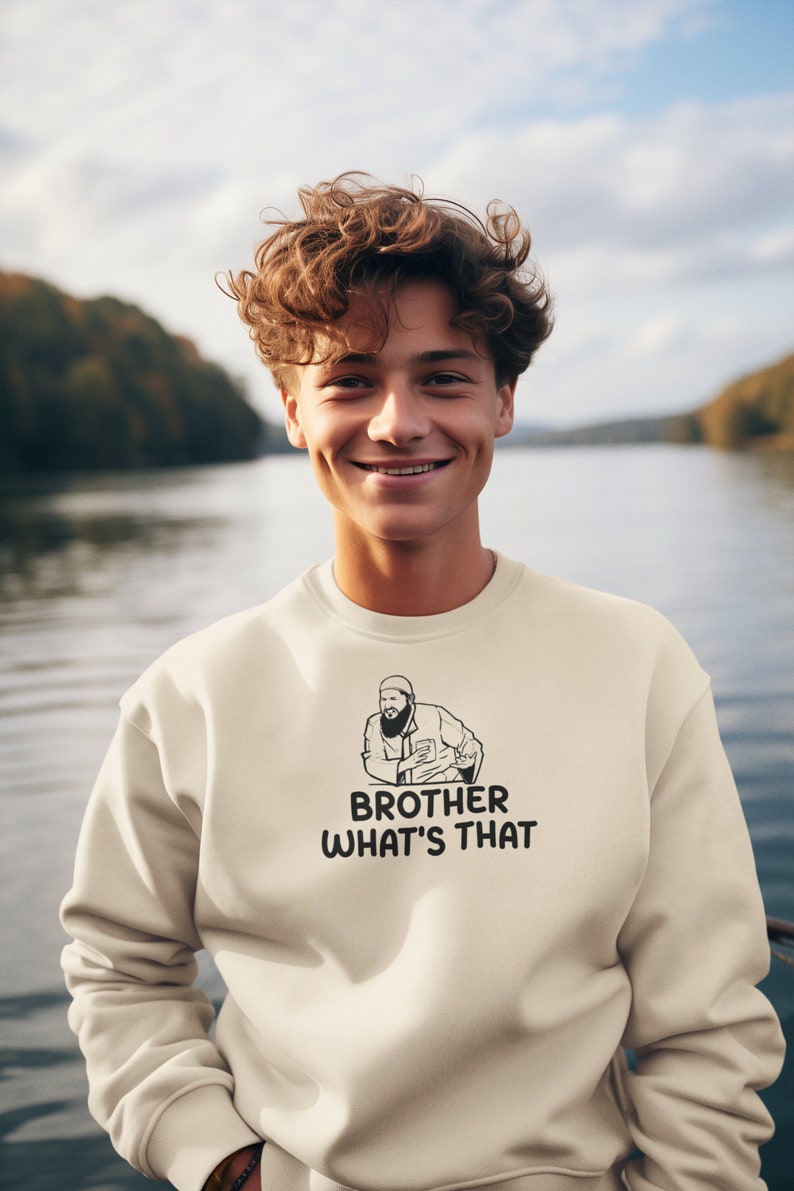 Brother Ew c'est quoi ce frère Broderie meme Sweatshirt & Tshirt Ew Brother Ew image 3