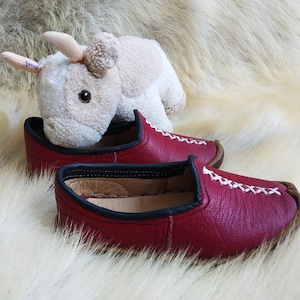 Baby and Kids Shoes Leather Toddler Slip Ons Turkish Slippers Handmade Loafer Medieval Flats Bohemian Moccasins Men&#39;s Women&#39;s Yemeni