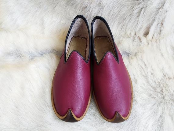 Sabah Burgundy Leather Footwear Sabah – Drakes US main image 2