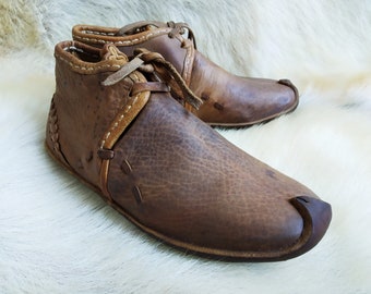 Reenact Medieval Leather Boots for Renaissance Fair HEMA and  display picture 3