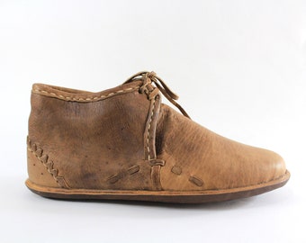 Medieval Viking Shoes Traditional Historical Boots Vegetable Tanned Leather Dresses Renaissance Fair Slip Ons Handmade Turkish Slippers