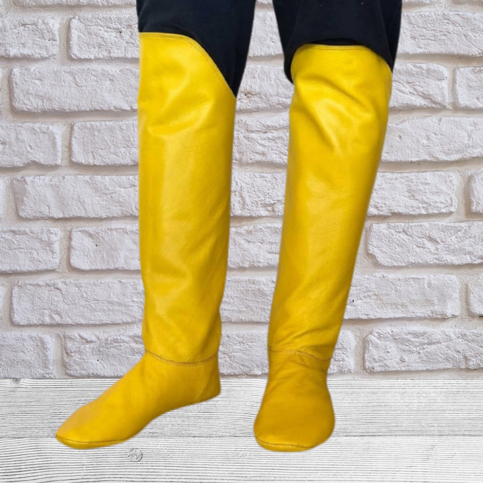 Medieval Leather Socks Knee Level Warrior Turkish Sabah Shoes Etsy