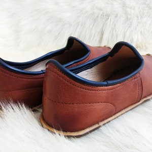 Oriental Turkish Shoes Medieval Leather Slip Ons Slippers Handmade ...