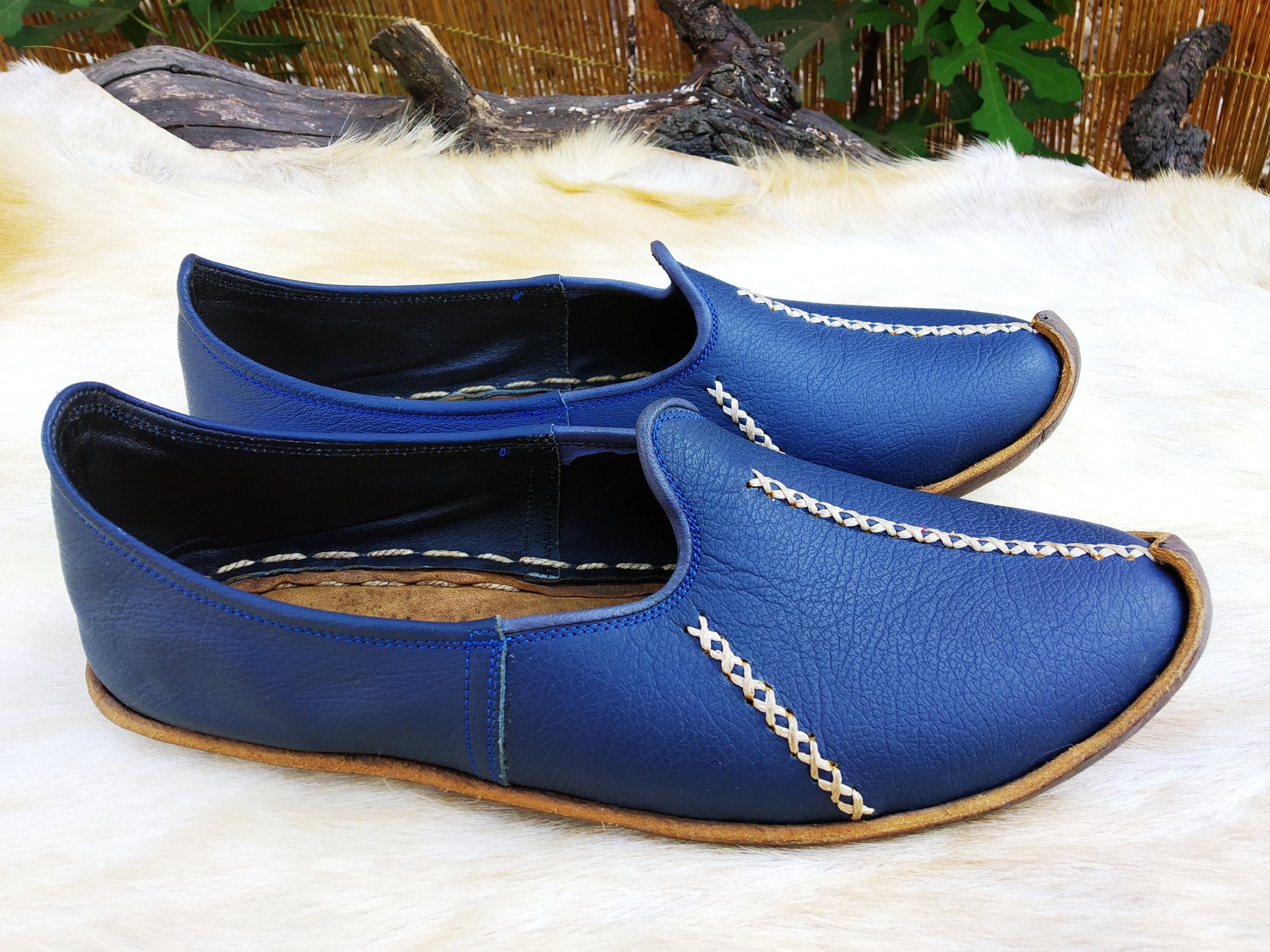 Saladin Ayyubi Oriental Shoes Turkish Slip Ons Medieval Sandals