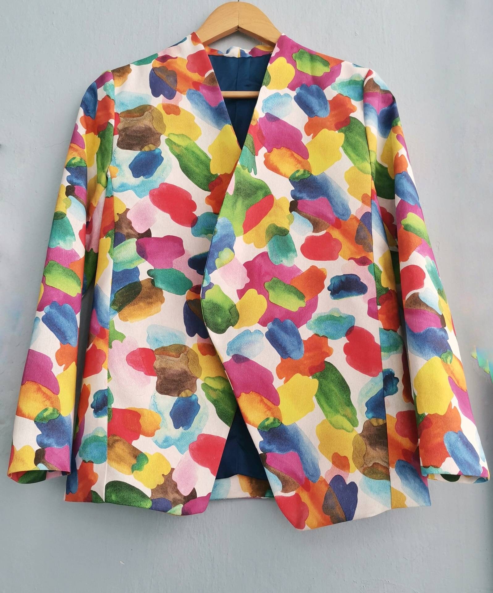 Rainbow Women's Blazer Multicolored 