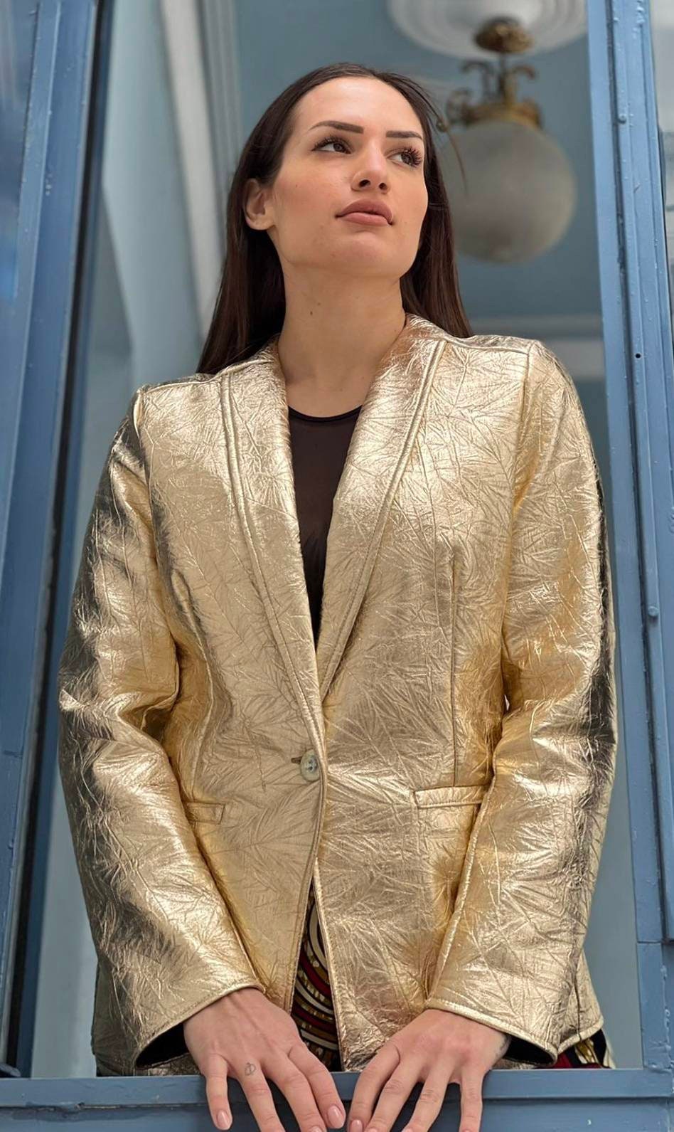 Gold sports jacket hotsell
