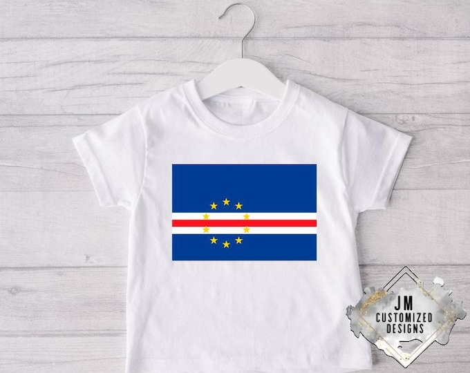 Flag shirt , different flags, Cape Verde