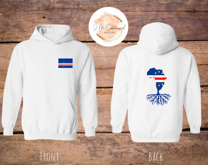 Cape Verdean roots hoodie