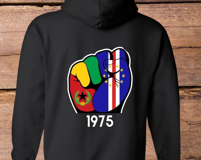 Cape Verde Fist old flag/ New Flag 1975 Hoodie, t-shirt