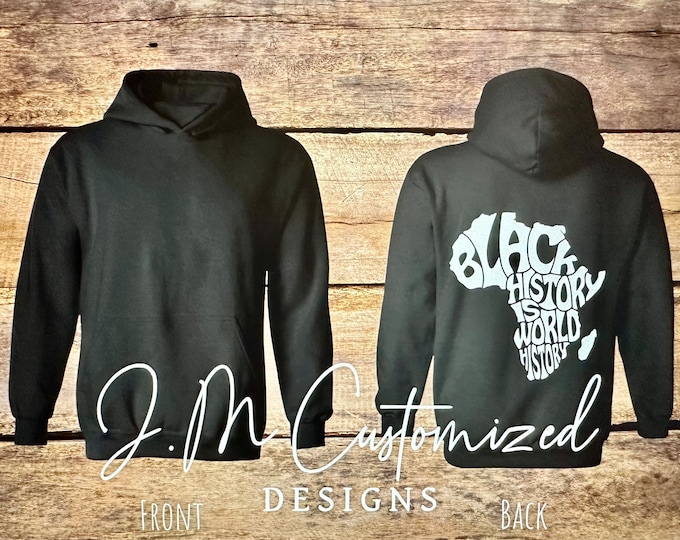 Black history is world history hoodie, BLM hoodie, black history