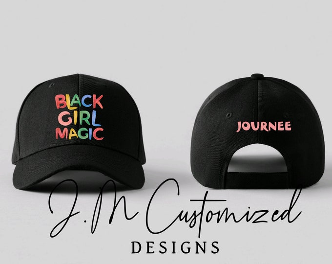 Black girl magic hat. BLM, Black history, magic