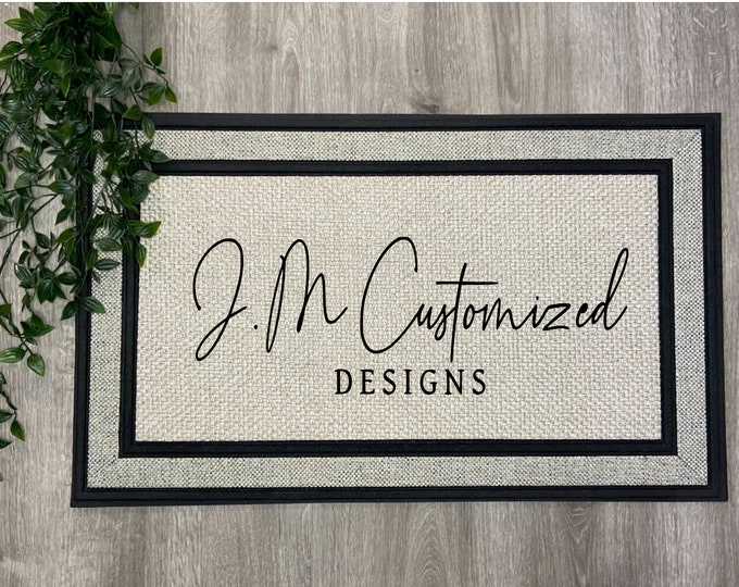 Housewarming Gift / Family Name Gift / Personalized Doormat / Closing Gift / Custom Family Welcome Mat / Wedding Gift / Personalized Gift