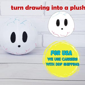 Custom plush toys Just like Kirby Void Termina inspired, 16cm, embroidered veins glows in the dark, made to order