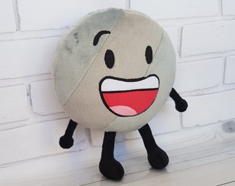 Juguete de peluche personalizado inspirado en Nickel (Dime) de Inanimate Insanity, Juguete hecho a partir de dibujo, peluche por encargo, HECHO A PEDIDO