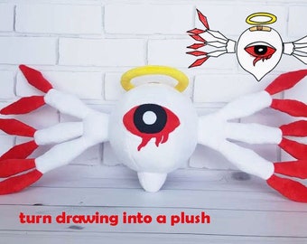 Peluche personalizado inspirado en Zero 2 Kirby // 30 cm // Juguete hecho a partir de dibujo, hecho a mano no oficial por diversión, HECHO A PEDIDO