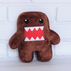 Custom plush toy Domo Kun inspired by Domo-Kun, 20cm Domo-Kun Plush Doll, Creative Gift, Kawaii Domo Kun Stuffed Toys for children image 1