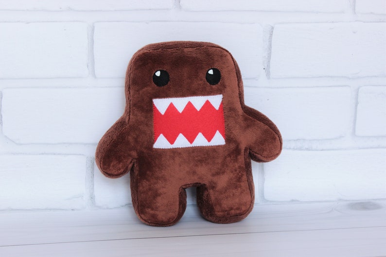 Custom plush toy Domo Kun inspired by Domo-Kun, 20cm Domo-Kun Plush Doll, Creative Gift, Kawaii Domo Kun Stuffed Toys for children image 1