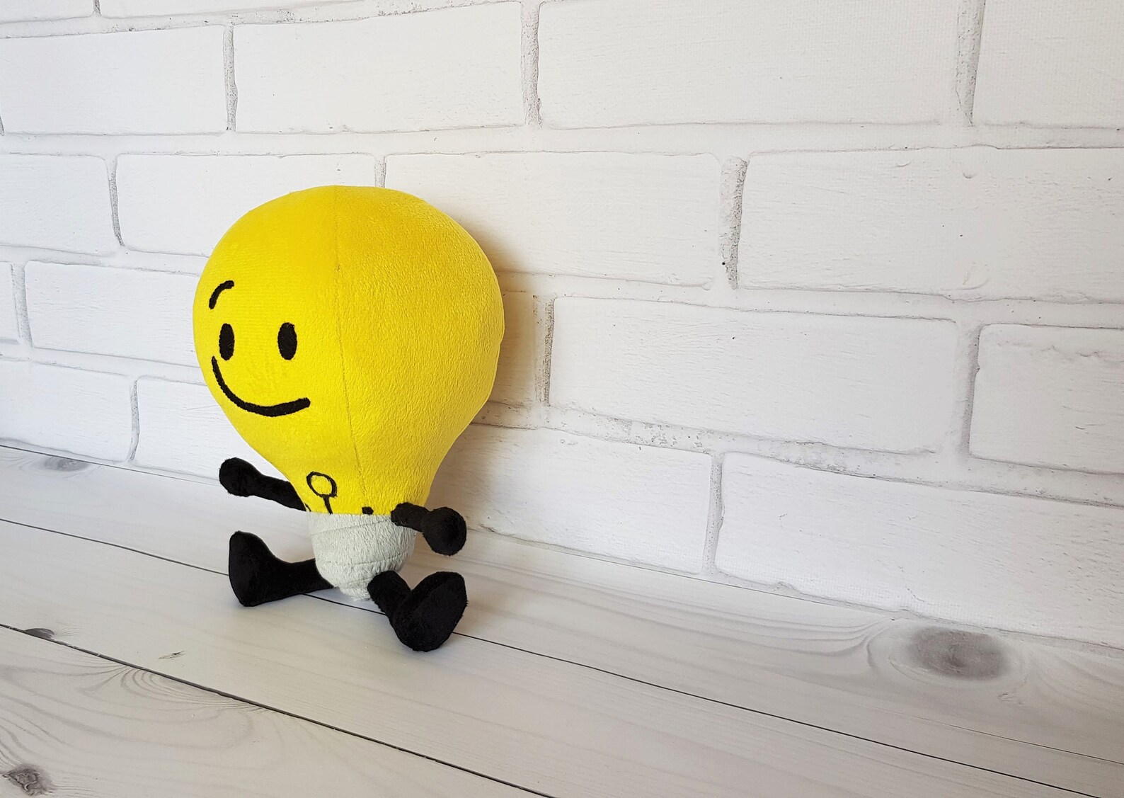 Custom Plush Toy Inspired by Light Bulb From Inanimate Etsy UK
