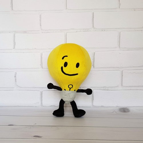 Custom Plush Toy Inspired by Light Bulb From Inanimate Etsy