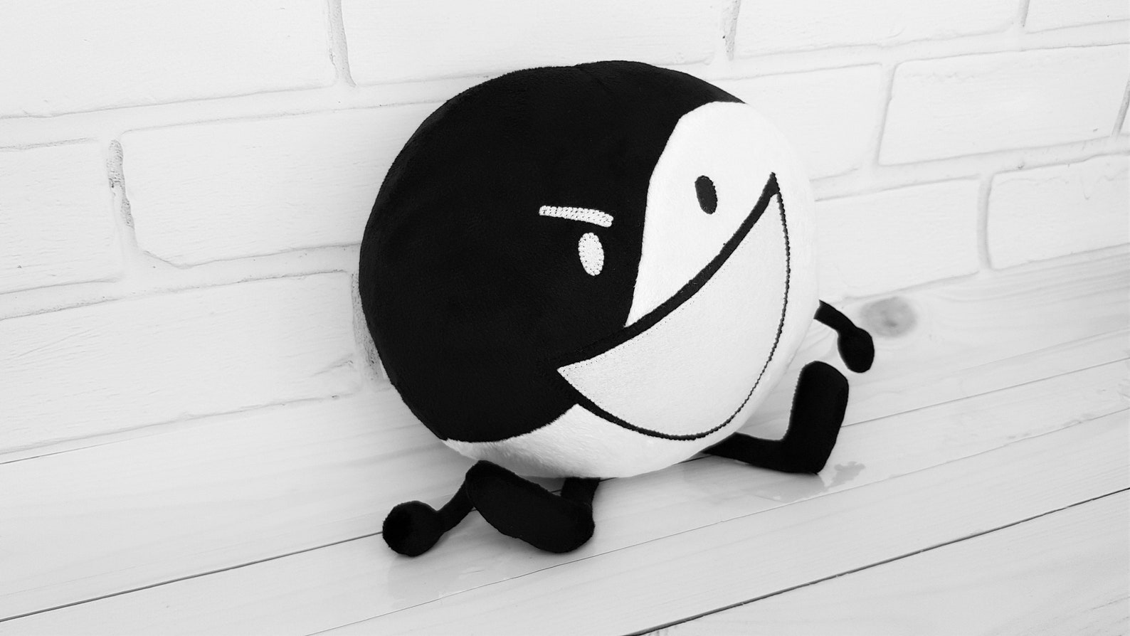 Custom Plush Toy Inspired by Yinyang From Inanimate Insanity Etsy