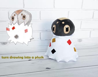 Custom plush Just like Spewpa inspired // 30cm // Toy made from drawing, funmade unofficial handmade to order, commissioned plush,