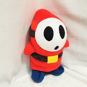 Shy Guy inspired Custom plush,  made to order commissioned plushie