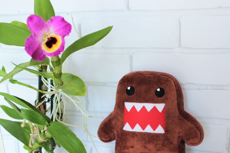 Custom plush toy Domo Kun inspired by Domo-Kun, 20cm Domo-Kun Plush Doll, Creative Gift, Kawaii Domo Kun Stuffed Toys for children image 8