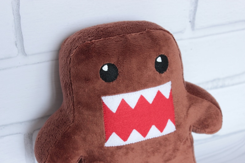 Custom plush toy Domo Kun inspired by Domo-Kun, 20cm Domo-Kun Plush Doll, Creative Gift, Kawaii Domo Kun Stuffed Toys for children image 4