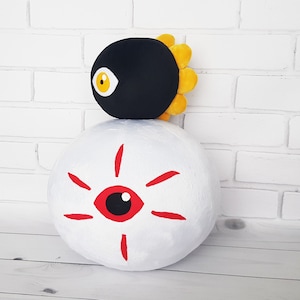 Custom plush toy  Just like Zero and Dark Matter // 16cm, 30cm // Toy made from drawing, funmade unofficial handmade to order, MADE TO ORDER