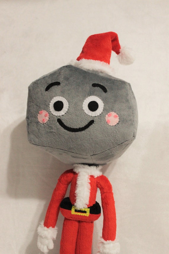 Natale Larry Needlemeyer di The Amazing World of Gumball ispirato peluche personalizzato giocattolo fatto da disegno peluche commissionato Etsy Italia