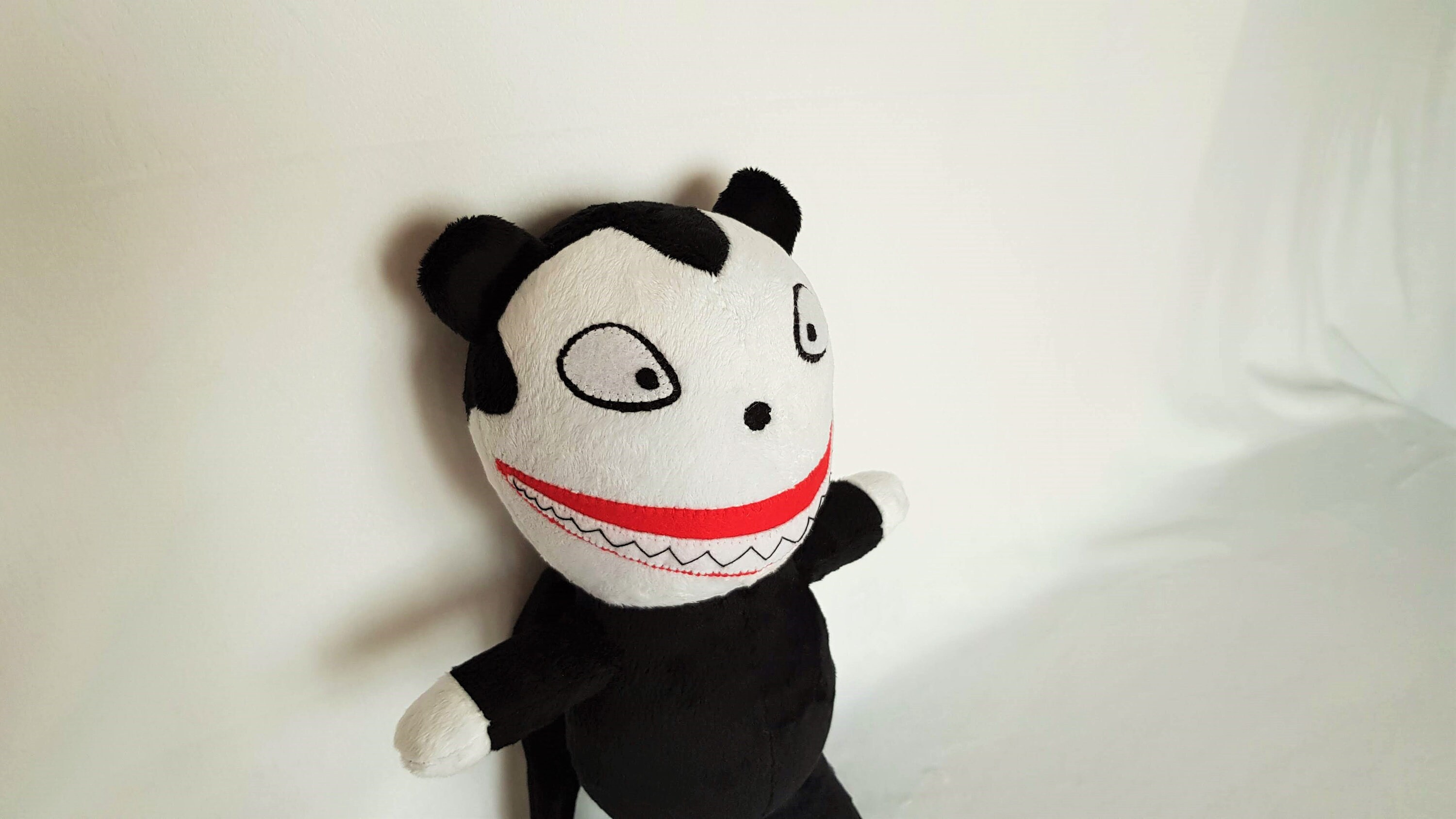 scary teddy plush