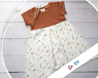 Sommerkleid "Feenblumen" | handmade Kleid kurzarm Kinder | Blumenkleid | Kleid Blumenmädchen | Taufkleid für Mädchen