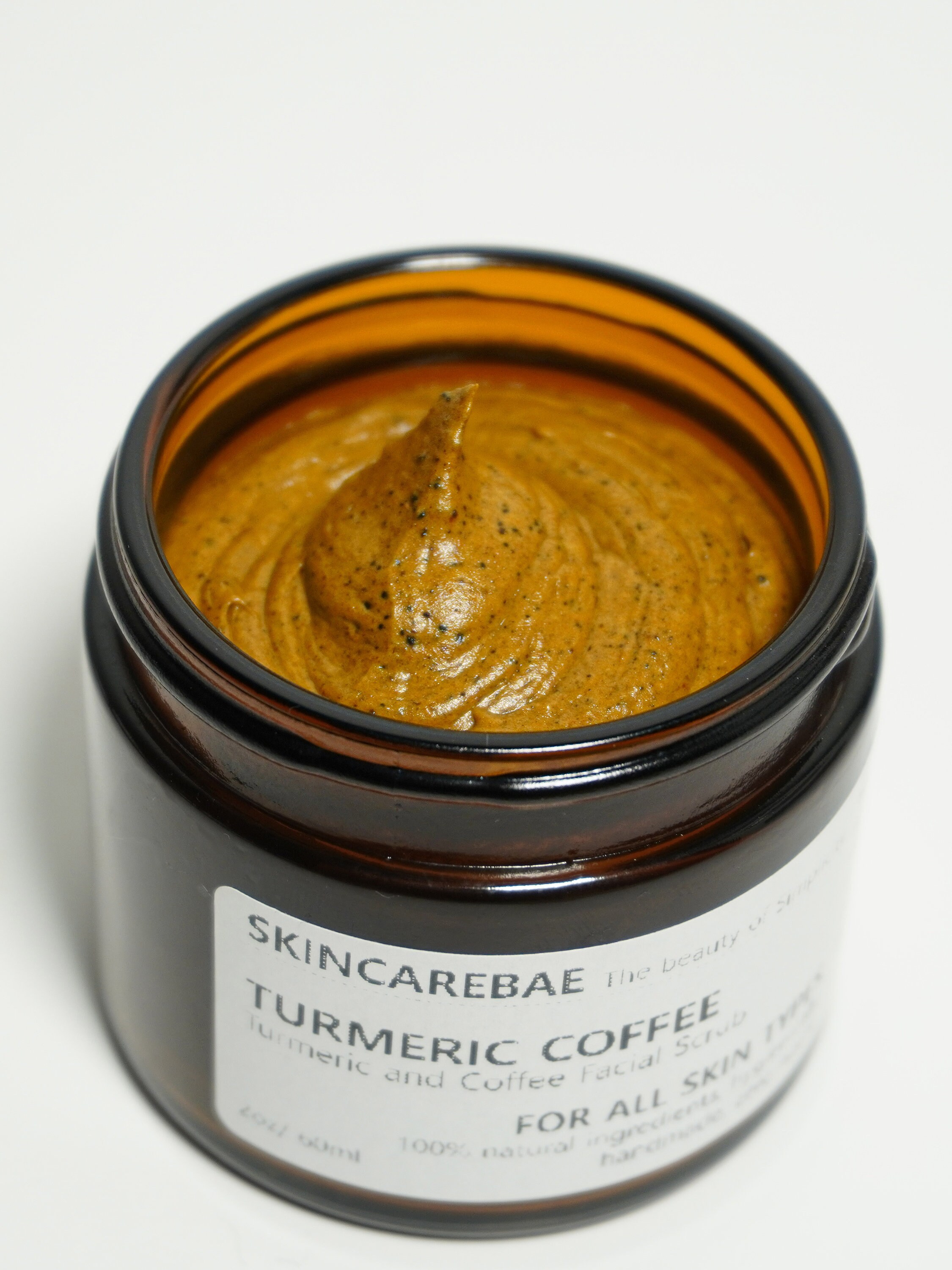 Turmeric Coffee Face Scrub Organic natural face exfoliant Etsy