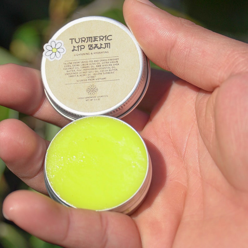 Turmeric Lip Balm Turmeric Restore Natural Lip Balm Etsy Singapore