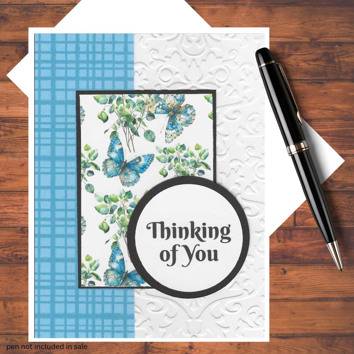 Thinking of You Butterfly Flowers DIY A2 Handmade Card Kit,4 Cards ...