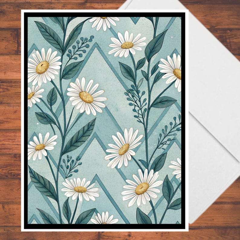 EZ Floral BOHO Bohemian Card Making Kit, DIY Greeting Cards, Beginner ...