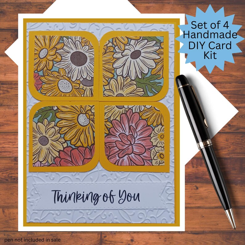 DIY Card Kit – Set of 4 A2 Handmade Cards - Stampin’ Up! Ornate Garden ...