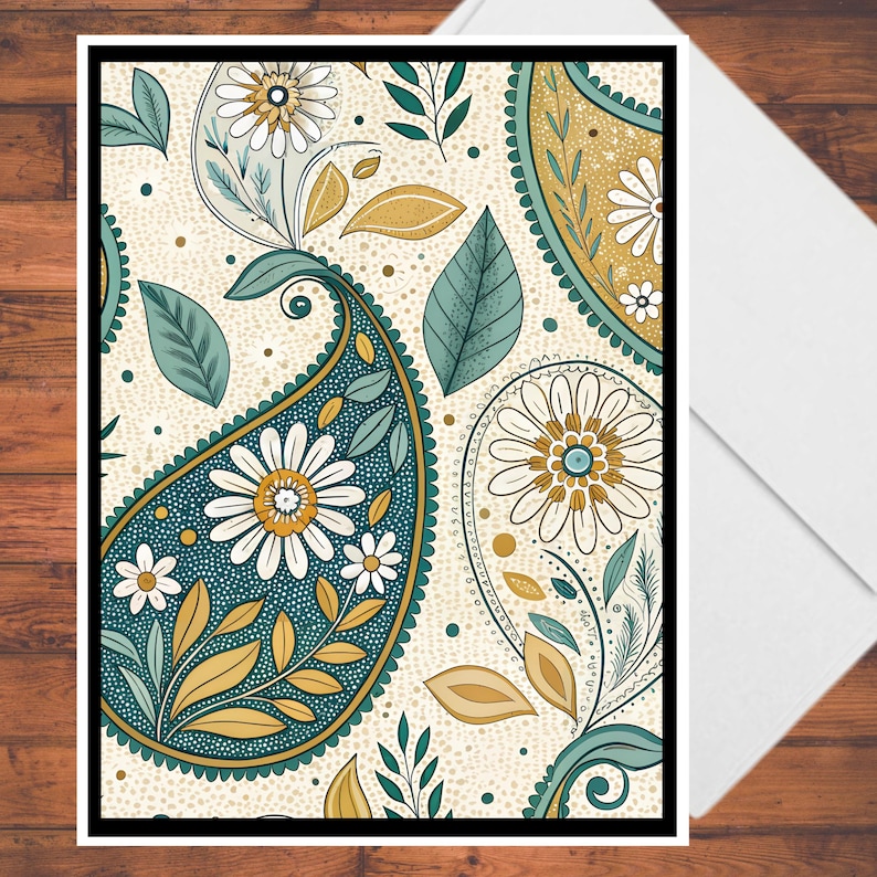 EZ Floral BOHO Bohemian Card Making Kit, DIY Greeting Cards, Beginner ...