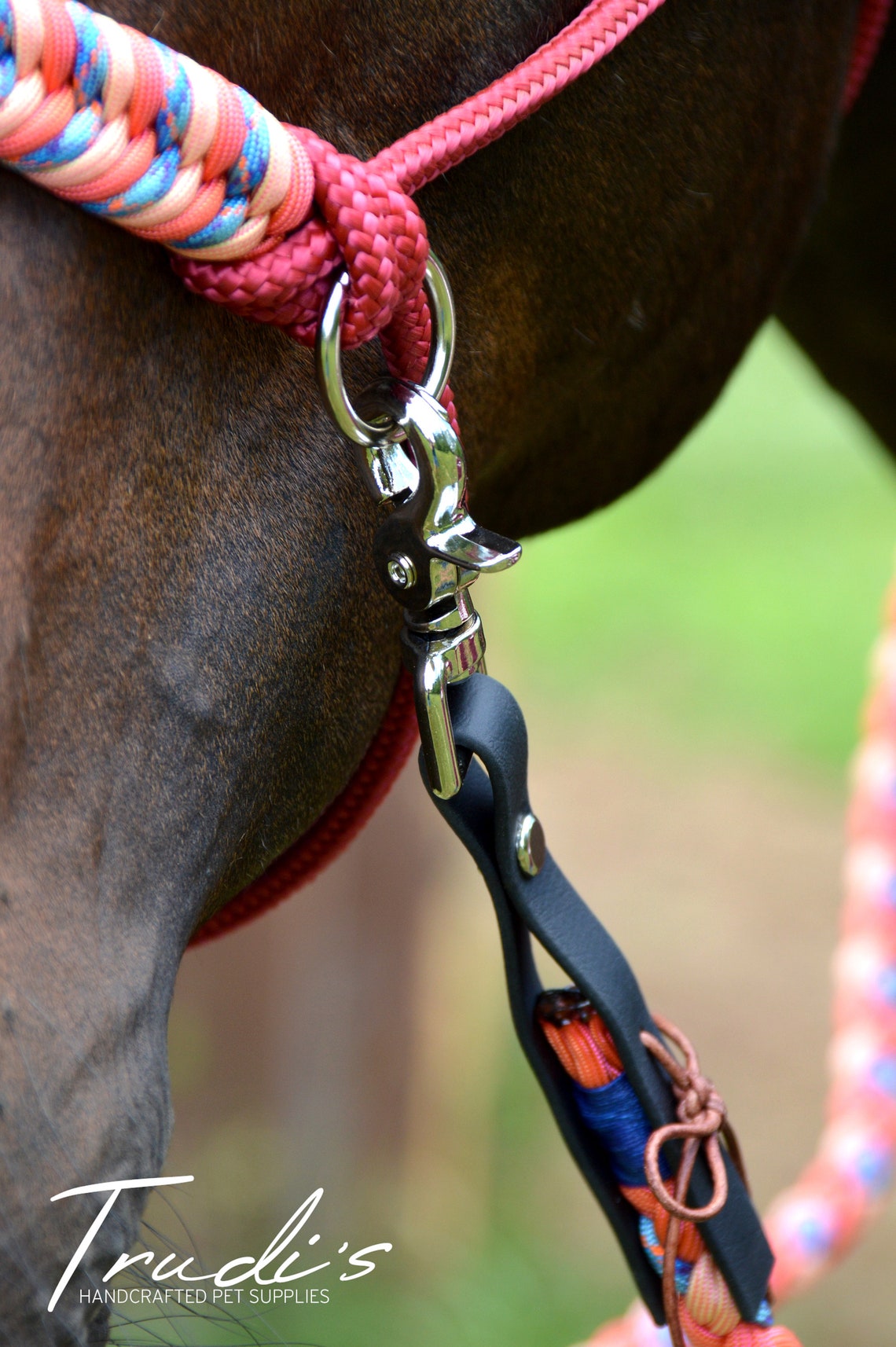 Rope Halter Horse Halter Halter Natural Horsemanship Etsy