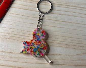 Mickey popsicle keychain