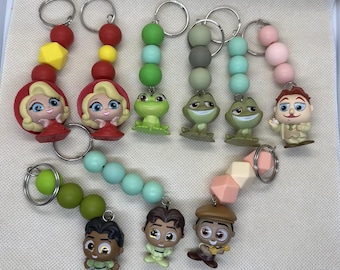 La princesse et la grenouille - autres personnages porte-clés avec porte