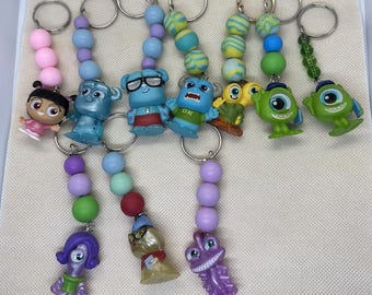 Llaveros con puerta de Monsters Inc./University