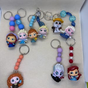 Little Mermaid/Frozen/Brave Doorable Keychains