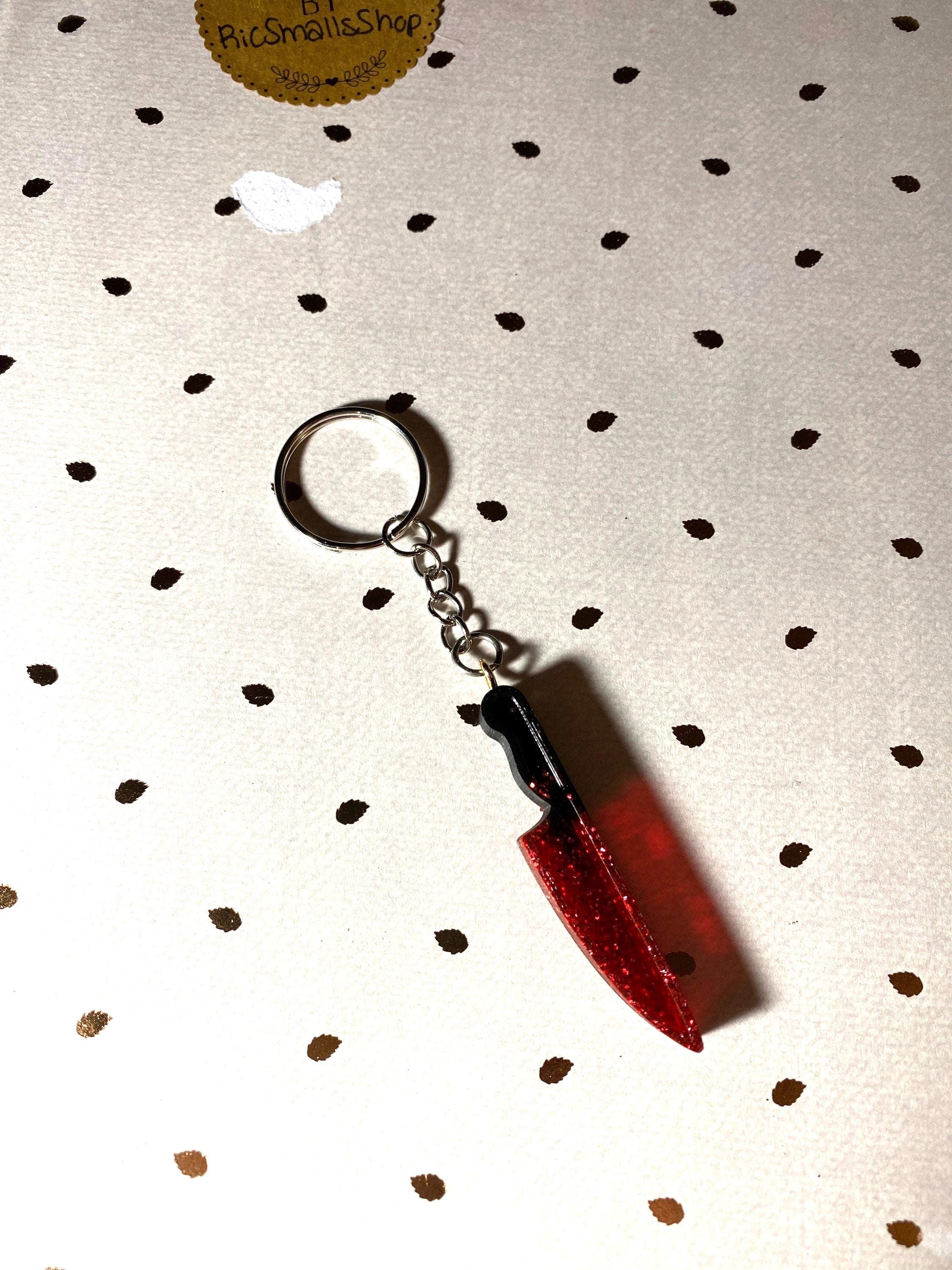 Resin Knife Keychain