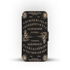 Wallet Phone Cover with Card Inserts, Custom Phone Case, Adventure Game, Spirit Board Ouija Game - Add your Name!
