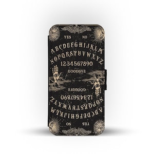 Wallet Phone Cover with Card Inserts, Custom Phone Case, Adventure Game, Spirit Board Ouija Game - Add your Name!