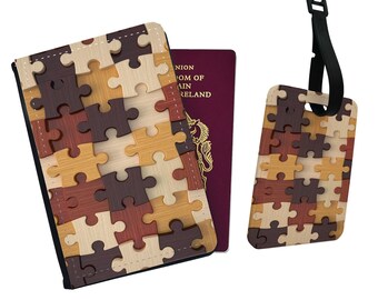 Autism awareness bag tag Kids Puzzle Luggage tag